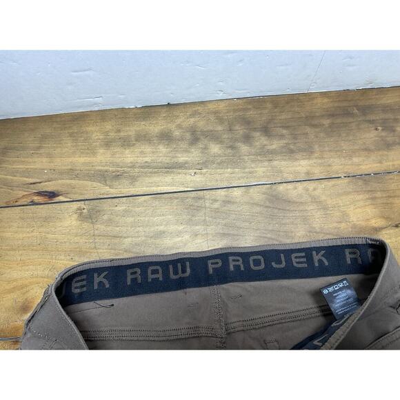 Projek Raw Men’s Stretch Brown Pants Size 36 Hiking Outdoors - Picture 4 of 12